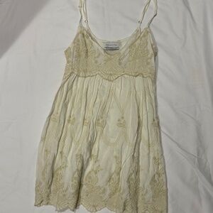 Urban Outfitters cream Medium sundress